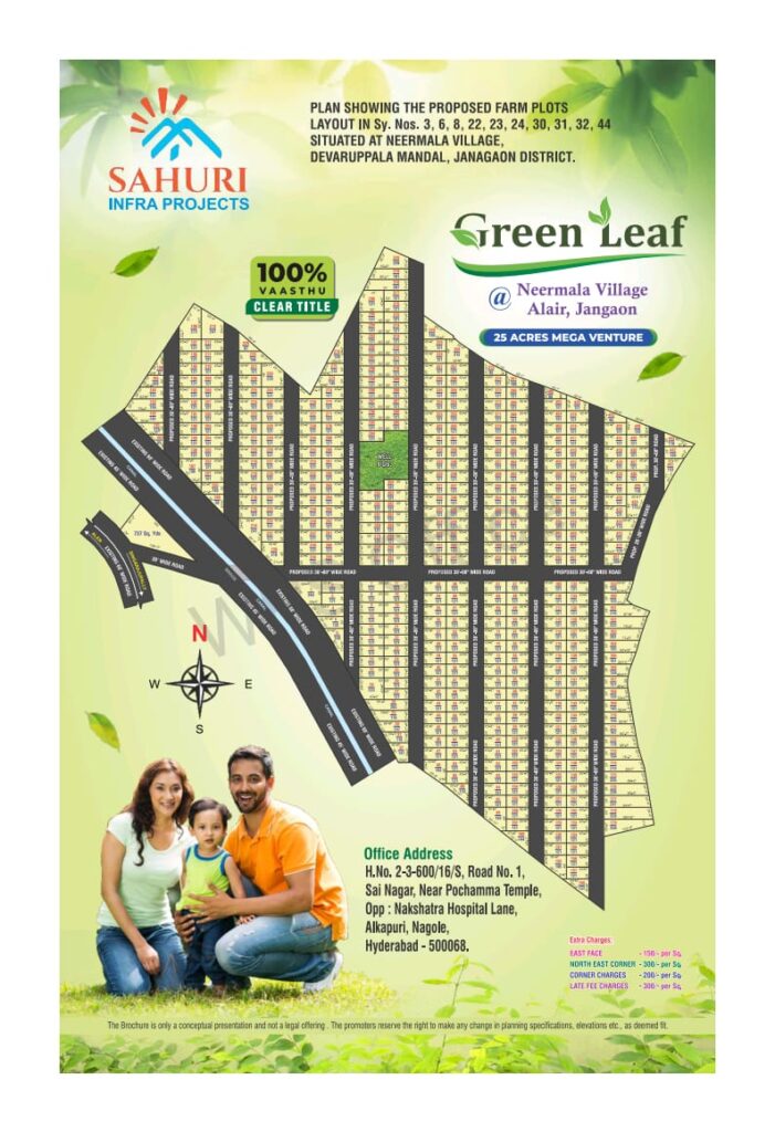 Farm Plots Near Hyderabad Janagaon in Telangana